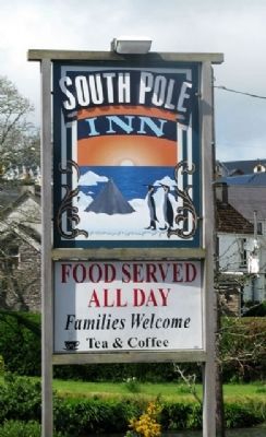 Tom Crean's South Pole Inn Sign image. Click for full size.