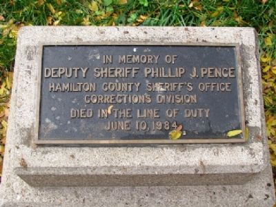 Deputy Phillip J. Pence Memorial image. Click for full size.