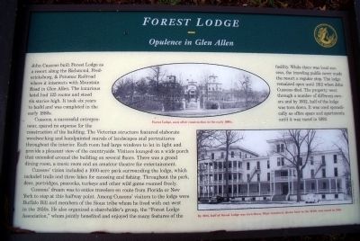 Forest Lodge Marker. Click for full size. Forest Lodge Marker image. Click for full size.
