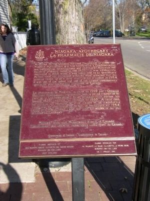 Niagara Apothecary Marker image. Click for full size.