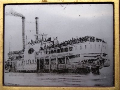Photo of the <i>Sultana</i> on Marker image. Click for full size.