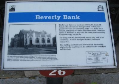 Beverly Bank Marker image. Click for full size.