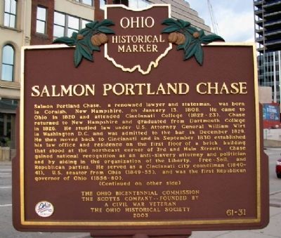 Salmon Portland Chase Marker (Side A) image. Click for full size.