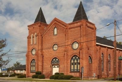 Trinity A.M.E. Church and Marker. Click for full size. Trinity A.M.E. Church and Marker image. Click for full size.
