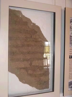 Interior Viewing Window of Adobe Bricks image. Click for full size.