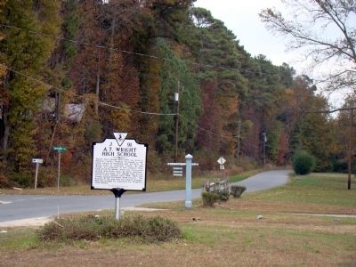 A. T. Wright High School Marker. Click for full size. A. T. Wright High School Marker image. Click for full size.