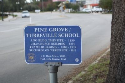Pine Grove / Turbeville School Marker. Click for full size. Pine Grove / Turbeville School Marker image. Click for full size.