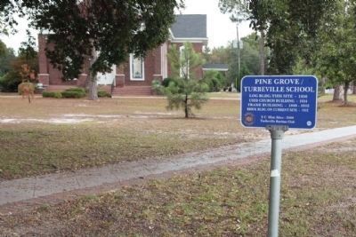 Pine Grove / Turbeville School Marker image. Click for full size.