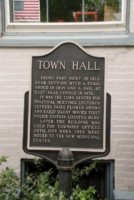 Town Hall Marker. Click for full size. Town Hall Marker image. Click for full size.