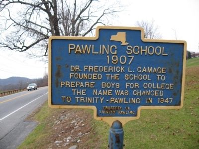 Pawling School 1907 Marker. Click for full size. Pawling School 1907 Marker image. Click for full size.