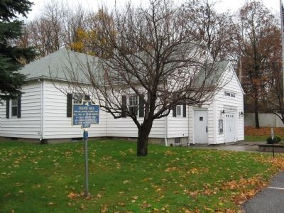 Grange Hall Marker in front of Pawling Town Hall image. Click for full size.