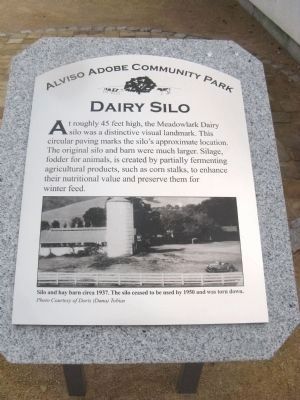 The Dairy Silo Marker image. Click for full size.