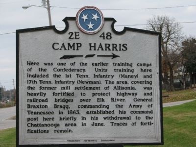 Camp Harris Marker image. Click for full size.