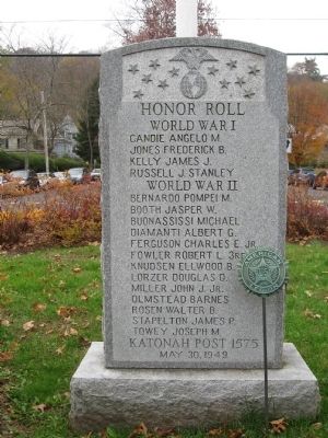 Honor Roll Marker. Click for full size. Honor Roll Marker image. Click for full size.