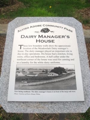 Dairy Manager’s House Marker image. Click for full size.