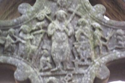 Muiredach's Cross (East Face Center) Christ in Majesty image. Click for full size.