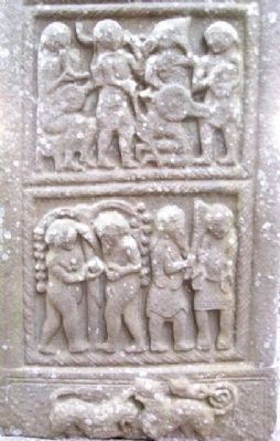Muiredach's Cross (East Face) Bottom of Cross image. Click for full size.