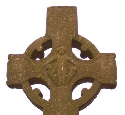 Fenced High Cross (West Face) Showing Crucifixion Detail image. Click for full size.