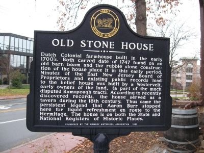 Old Stone House Marker. Click for full size. Old Stone House Marker image. Click for full size.