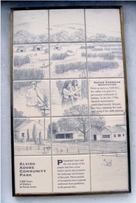 Alviso Adobe Community Park Panel 1. Click for full size. Alviso Adobe Community Park Panel 1 image. Click for full size.