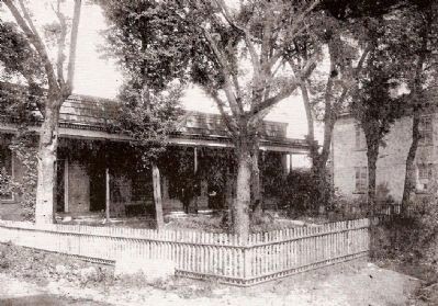 "Law Range" - Location where Perrin Practiced Law<br>on the Abbeville Square image. Click for full size.
