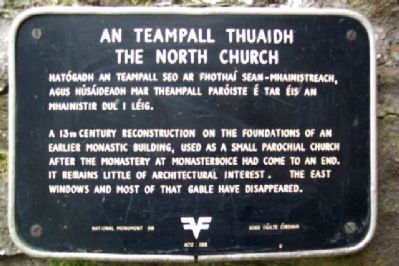 The North Church / An Teampall Thuaidh Marker image. Click for full size.