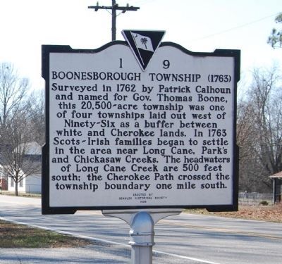 Boonesborough Township (1763) Marker image. Click for full size.
