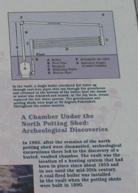 A Chamber Under the North Potting Shed: Archeological Discoveries image. Click for full size.