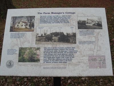 The Farm Manager’s Cottage Marker. Click for full size. The Farm Manager’s Cottage Marker image. Click for full size.