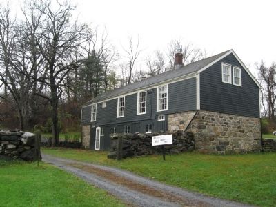 The Stable Courtyard Marker in front of the Coachman's House. Click for full size. The Stable Courtyard Marker in front of the Coachman's House image. Click for full size.