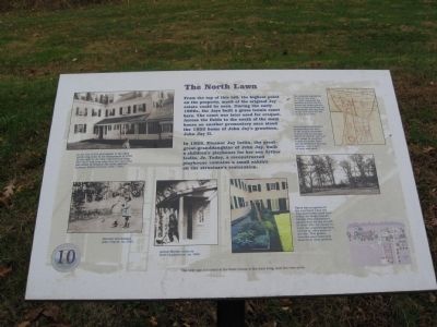 The North Lawn Marker. Click for full size. The North Lawn Marker image. Click for full size.