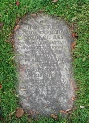 Gravestone of William Jay IIs Horse, Old Fred. Click for full size. Gravestone of William Jay IIs Horse, Old Fred image. Click for full size.