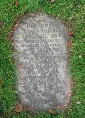 Gravestone of William Jay IIs Horse, Old Fred image. Click for full size.