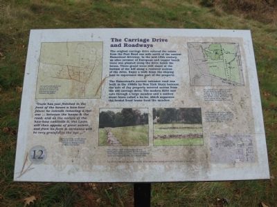 The Carriage Drive and Roadways Marker image. Click for full size.