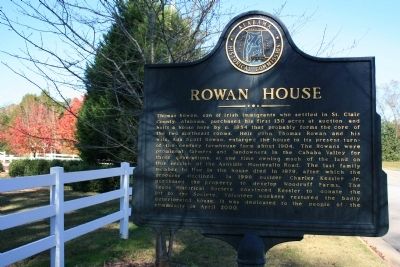 Rowan House Marker image. Click for full size.