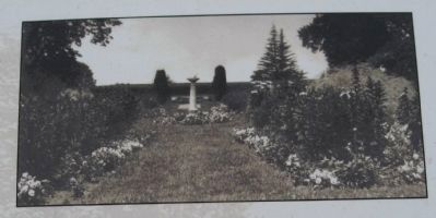The Sundial Garden, ca. 1915 image. Click for full size.