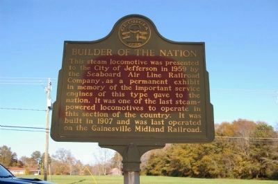 Builder of the Nation Marker. Click for full size. Builder of the Nation Marker image. Click for full size.