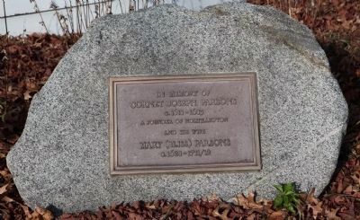 Cornet Joseph Parsons Marker image. Click for full size.
