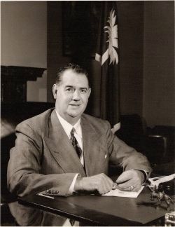 Olin D. Johnston<br>1896–1965<br>As Governor of South Carolina image. Click for full size.