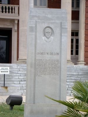 James W. Dillon Monument image. Click for full size.