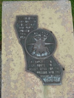 De Anza Expedition 1775 – 1776 Marker image. Click for full size.