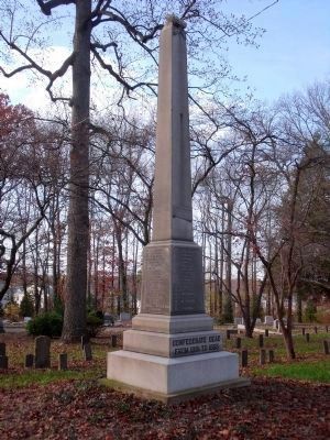 Emmanuel Church Cemetery Confederate Memorial image. Click for full size.