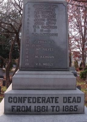 "Confederate Dead From 1861 to 1865" image. Click for full size.