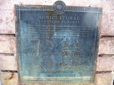 Agricultural Heritage Plaques Marker image. Click for full size.
