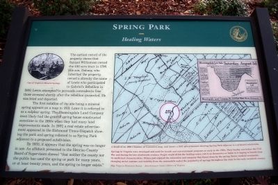 Spring Park Marker image. Click for full size.