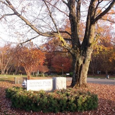 Spring Park Historic Site on Park Street image. Click for full size.