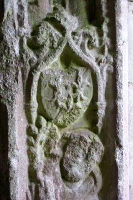 Bective Abbey Ecclesiastical Carving Detail image. Click for full size.