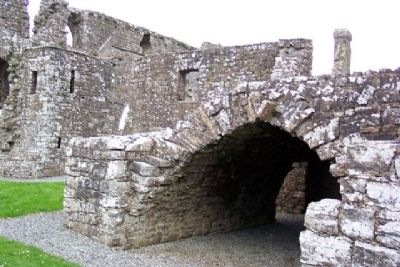 Bective Abbey Arch and Ruins. Click for full size. Bective Abbey Arch and Ruins image. Click for full size.