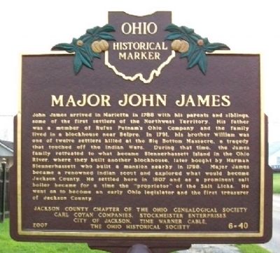 Major John James Marker (Side B) image. Click for full size.