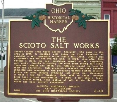 The Scioto Salt Licks Marker Side image. Click for full size.